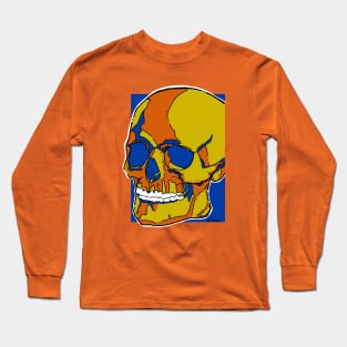 Vintage Halloween Skull Long Sleeve T-Shirt